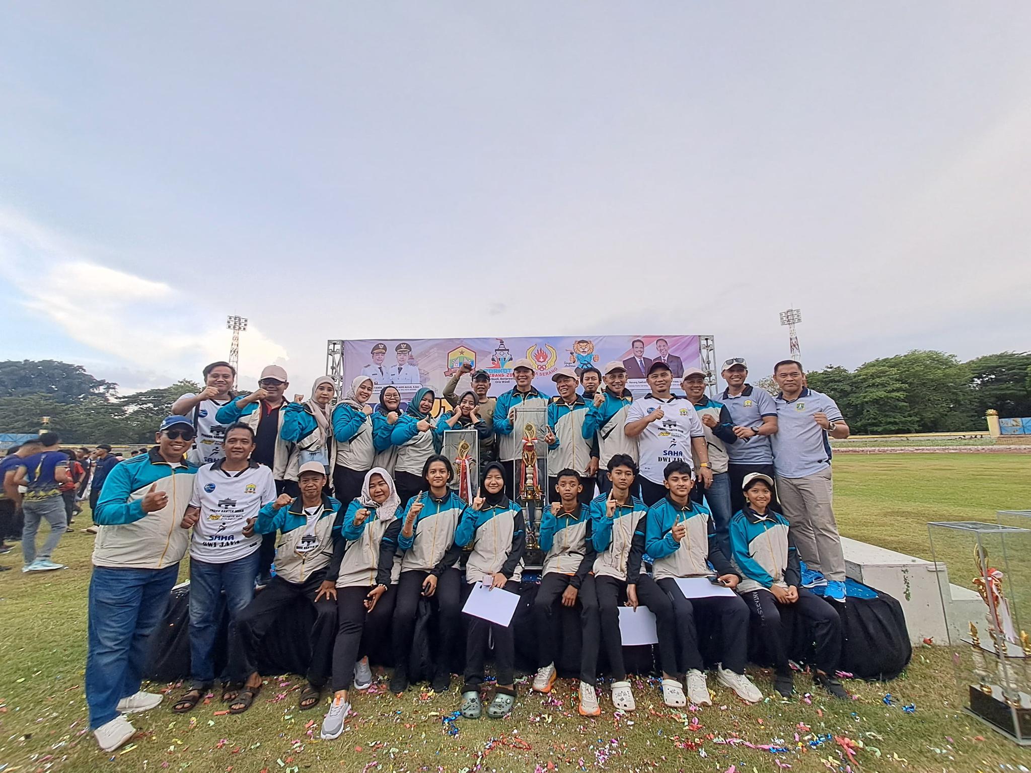 Kecamatan Taktakan Meraih Juara Umum pada Ajang Pekan Olahraga Kota (PORKOT) Serang Ke-IV Tahun 2025