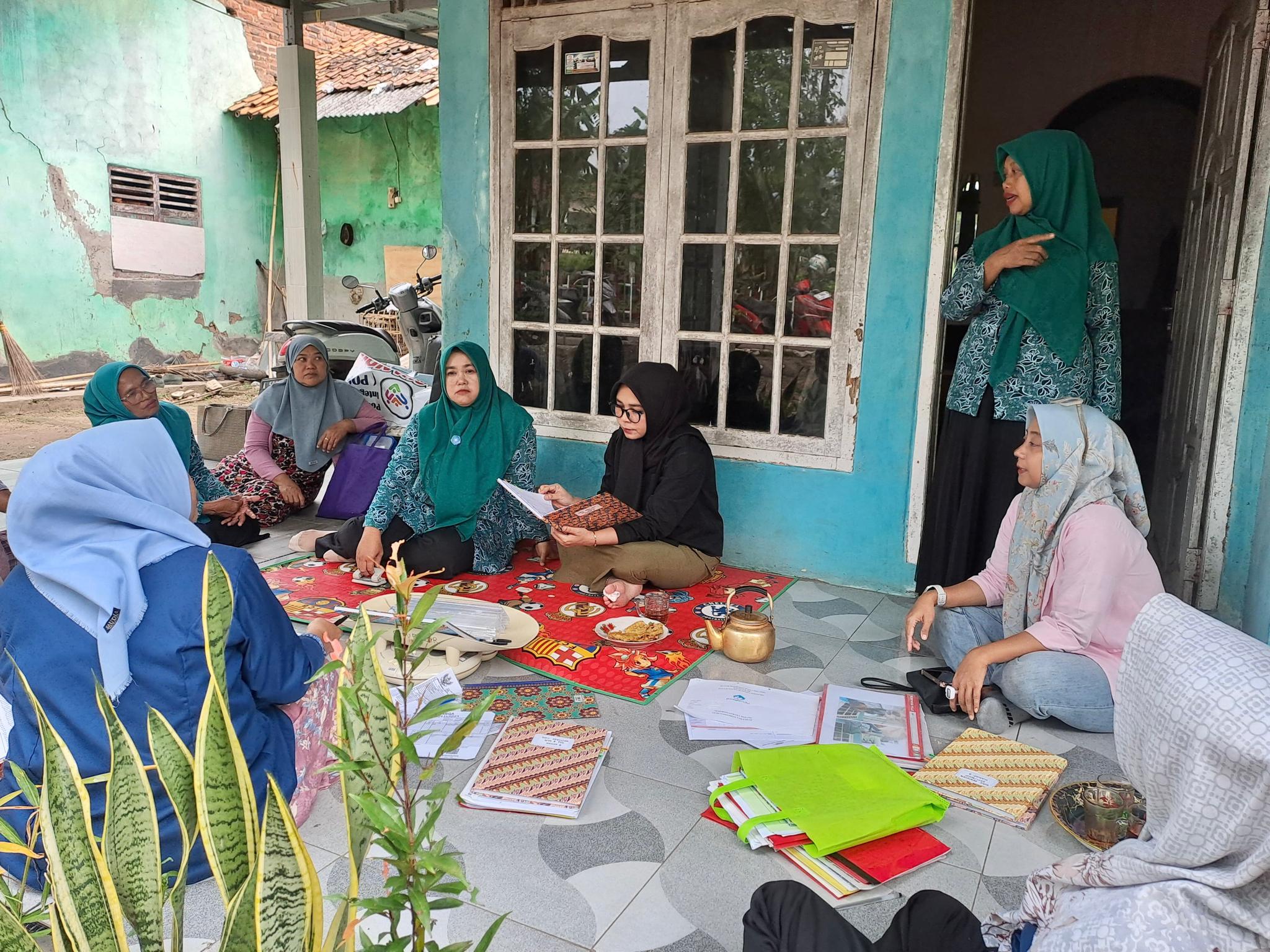 Monitoring Lokus P2WKSS Kelurahan Kalang Anyar, Kecamatan Taktakan, Kota Serang
