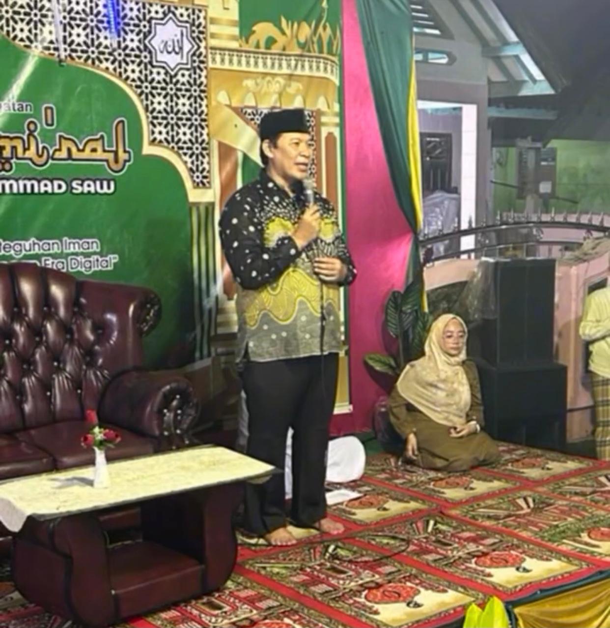 Peringatan Isra Mi'raj di Kelurahan Cibendung Kecamatan Taktakan