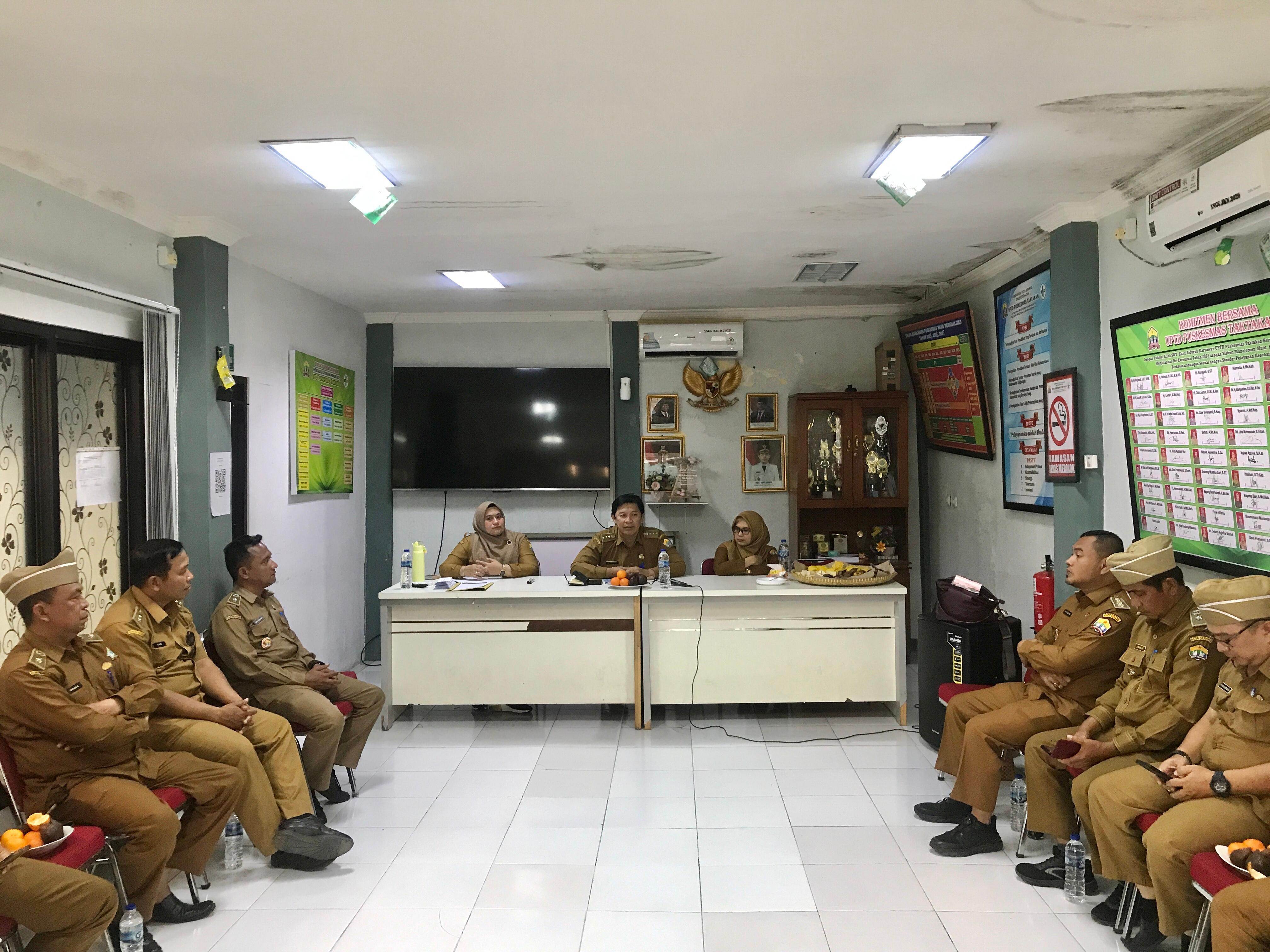 Rapat Koordinasi Lintas Sektor Kecamatan Taktakan Kota Serang