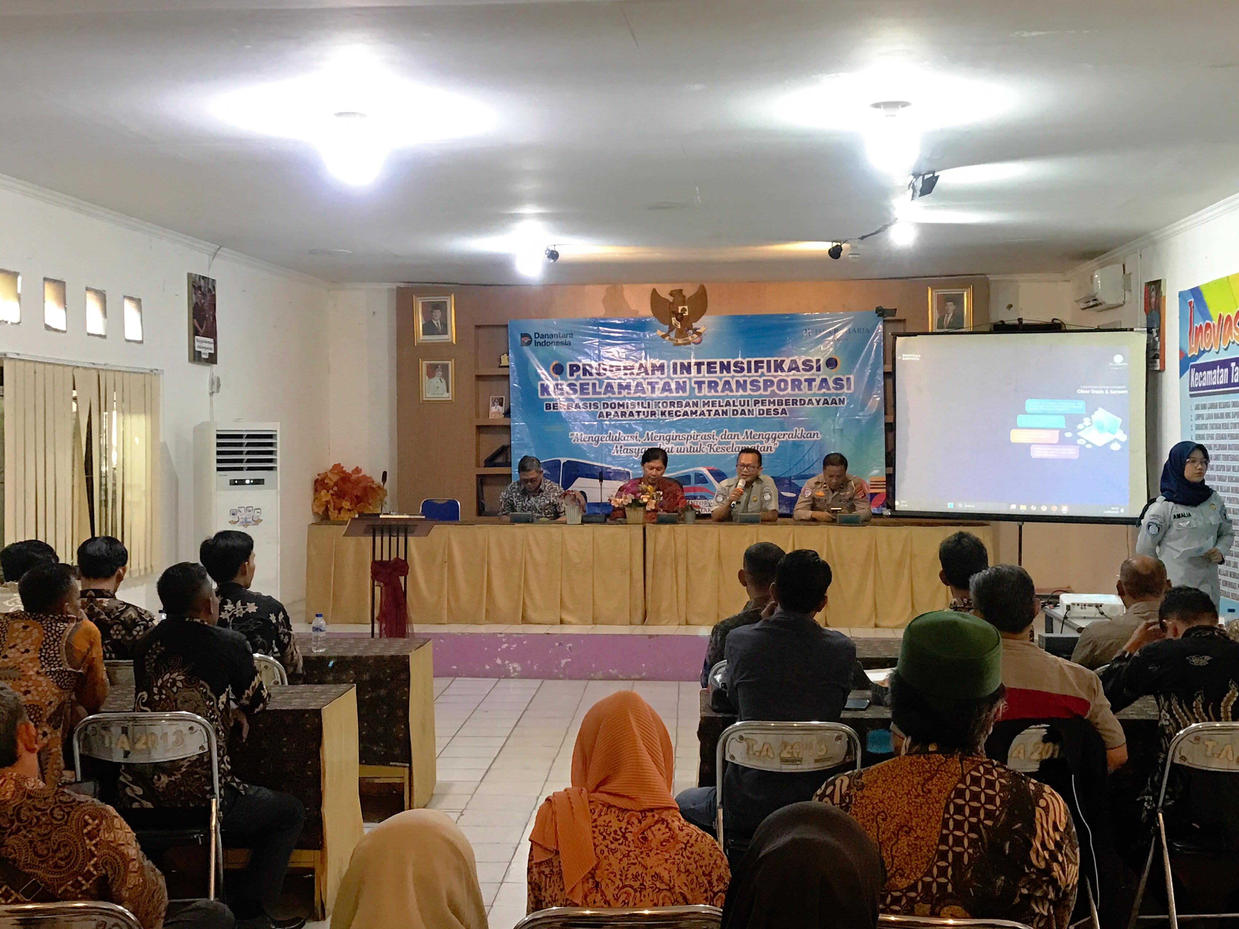 Kegiatan Sosialisasi Program Intensifikasi Keselamatan Transportasi